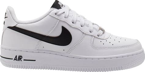 nike air force 1 zwart wit kids|Nike white air force 1 shoes.